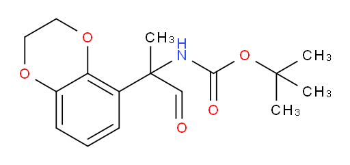 tert-butyl N-[2-(2,3-dihydro-1,4-benzodioxin-5-yl)-1-oxopropan-2-yl]carbamate