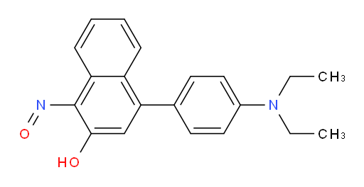 1-nitroso-4-(p-diethylamino) phenyl-2-naphtol