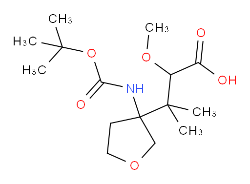 3-(3-{[(tert-butoxy)carbonyl]amino}oxolan-3-yl)-2-methoxy-3-methylbutanoic acid