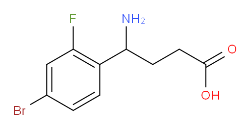 4-amino-4-(4-bromo-2-fluorophenyl)butanoic acid