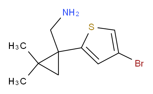 [1-(4-bromothiophen-2-yl)-2,2-dimethylcyclopropyl]methanamine