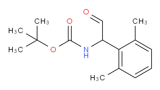 tert-butyl N-[1-(2,6-dimethylphenyl)-2-oxoethyl]carbamate
