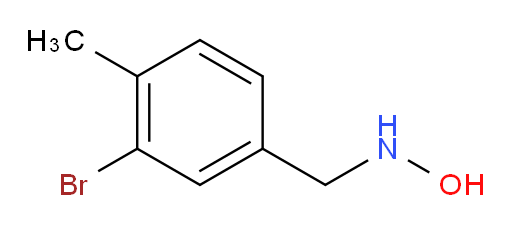 N-[(3-bromo-4-methylphenyl)methyl]hydroxylamine
