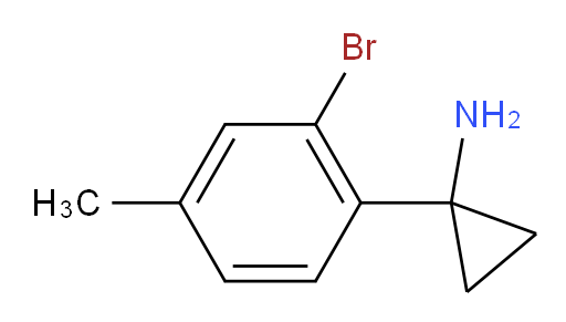 1-(2-bromo-4-methylphenyl)cyclopropan-1-amine