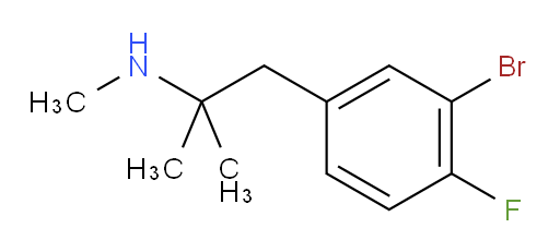 [1-(3-bromo-4-fluorophenyl)-2-methylpropan-2-yl](methyl)amine
