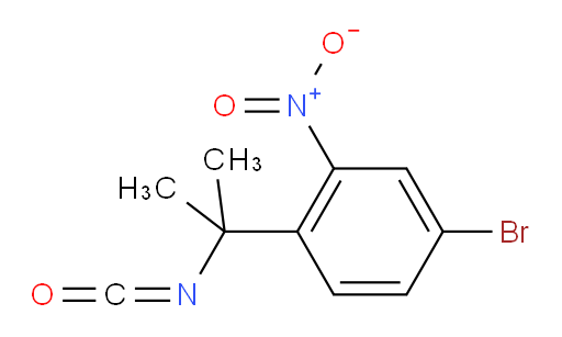 4-bromo-1-(2-isocyanatopropan-2-yl)-2-nitrobenzene