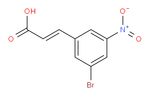 3-(3-bromo-5-nitrophenyl)prop-2-enoic acid