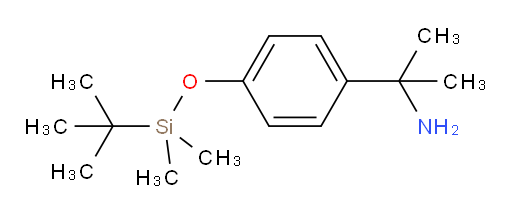 2-{4-[(tert-butyldimethylsilyl)oxy]phenyl}propan-2-amine
