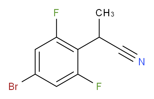 2-(4-bromo-2,6-difluorophenyl)propanenitrile