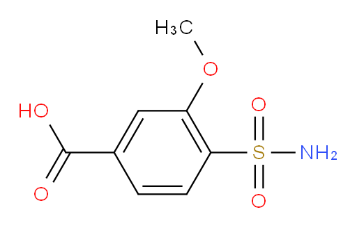3-methoxy-4-sulfamoylbenzoic acid