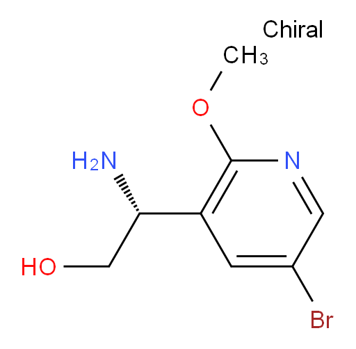 (2R)-2-amino-2-(5-bromo-2-methoxypyridin-3-yl)ethan-1-ol