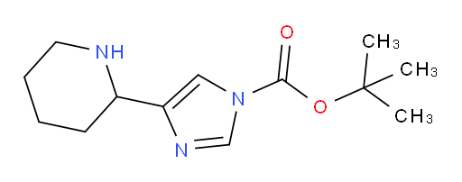 tert-butyl 4-(piperidin-2-yl)-1H-imidazole-1-carboxylate
