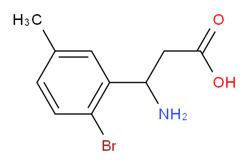 3-amino-3-(2-bromo-5-methylphenyl)propanoic acid