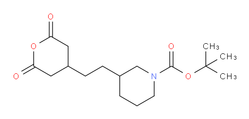 tert-butyl 3-[2-(2,6-dioxooxan-4-yl)ethyl]piperidine-1-carboxylate