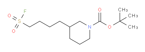 tert-butyl 3-[4-(fluorosulfonyl)butyl]piperidine-1-carboxylate