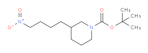 tert-butyl 3-(4-nitrobutyl)piperidine-1-carboxylate