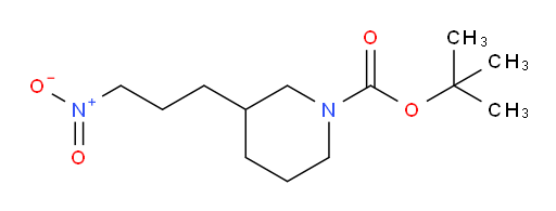 tert-butyl 3-(3-nitropropyl)piperidine-1-carboxylate