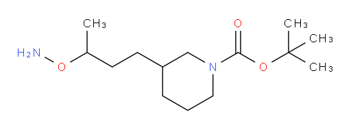 tert-butyl 3-[3-(aminooxy)butyl]piperidine-1-carboxylate