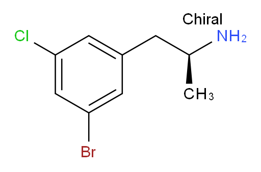 (2S)-1-(3-bromo-5-chlorophenyl)propan-2-amine