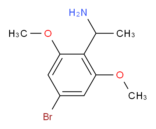 1-(4-bromo-2,6-dimethoxyphenyl)ethan-1-amine