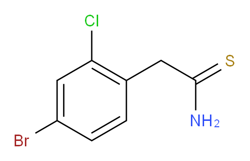 2-(4-bromo-2-chlorophenyl)ethanethioamide