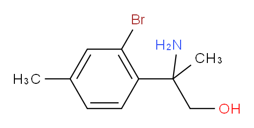 2-amino-2-(2-bromo-4-methylphenyl)propan-1-ol