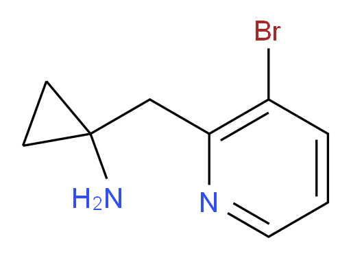 1-[(3-bromopyridin-2-yl)methyl]cyclopropan-1-amine