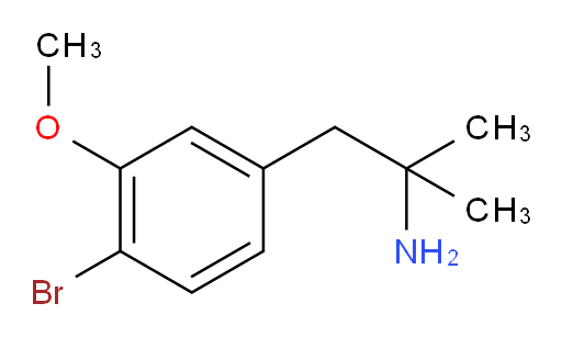 1-(4-bromo-3-methoxyphenyl)-2-methylpropan-2-amine