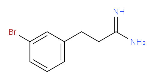 3-(3-bromophenyl)propanimidamide