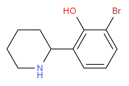 2-bromo-6-(piperidin-2-yl)phenol