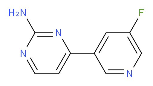 4-(5-fluoropyridin-3-yl)pyrimidin-2-amine