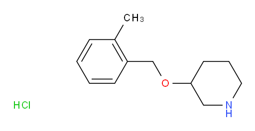 3-[(2-methylphenyl)methoxy]piperidine hydrochloride
