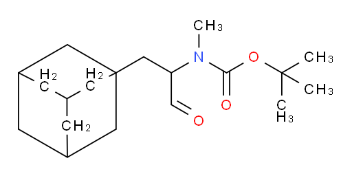 tert-butyl N-[1-(adamantan-1-yl)-3-oxopropan-2-yl]-N-methylcarbamate