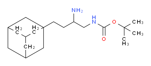 tert-butyl N-[4-(adamantan-1-yl)-2-aminobutyl]carbamate