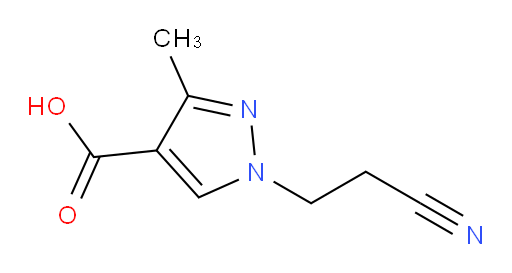 1-(2-cyanoethyl)-3-methyl-1H-pyrazole-4-carboxylic acid