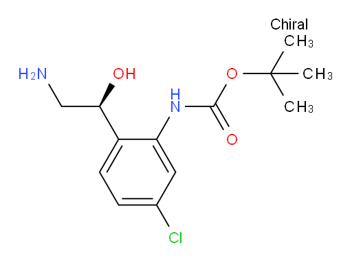 tert-butyl N-{2-[(1S)-2-amino-1-hydroxyethyl]-5-chlorophenyl}carbamate