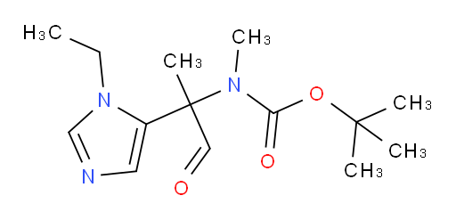 tert-butyl N-[2-(1-ethyl-1H-imidazol-5-yl)-1-oxopropan-2-yl]-N-methylcarbamate