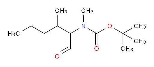 tert-butyl N-methyl-N-(3-methyl-1-oxohexan-2-yl)carbamate