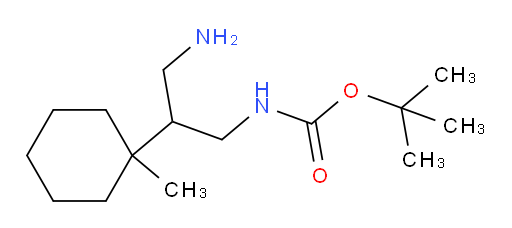 tert-butyl N-[3-amino-2-(1-methylcyclohexyl)propyl]carbamate