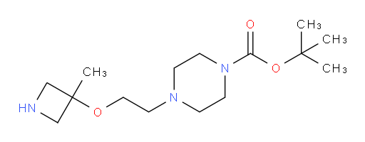 tert-butyl 4-{2-[(3-methylazetidin-3-yl)oxy]ethyl}piperazine-1-carboxylate