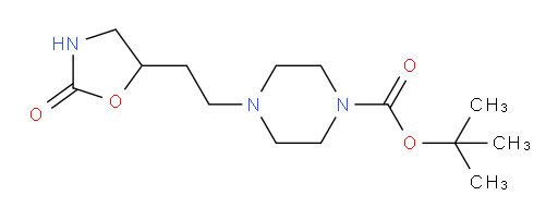 tert-butyl 4-[2-(2-oxo-1,3-oxazolidin-5-yl)ethyl]piperazine-1-carboxylate