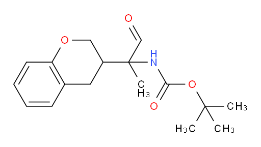 tert-butyl N-[2-(3,4-dihydro-2H-1-benzopyran-3-yl)-1-oxopropan-2-yl]carbamate
