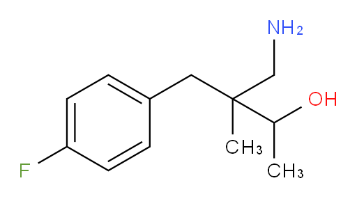4-amino-3-[(4-fluorophenyl)methyl]-3-methylbutan-2-ol