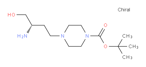 tert-butyl 4-[(3S)-3-amino-4-hydroxybutyl]piperazine-1-carboxylate