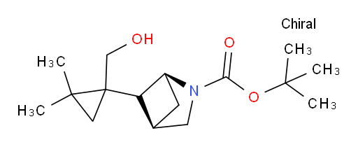 tert-butyl (1S,4R)-5-[1-(hydroxymethyl)-2,2-dimethylcyclopropyl]-2-azabicyclo[2.1.1]hexane-2-carboxylate