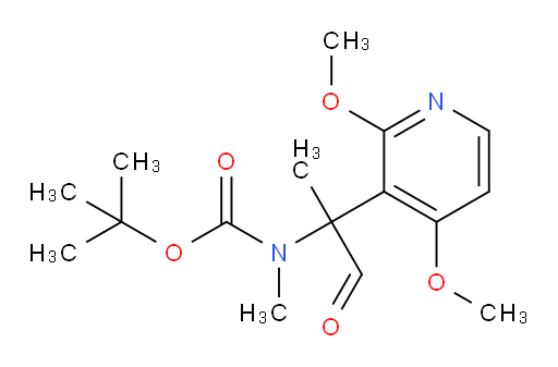 tert-butyl N-[2-(2,4-dimethoxypyridin-3-yl)-1-oxopropan-2-yl]-N-methylcarbamate