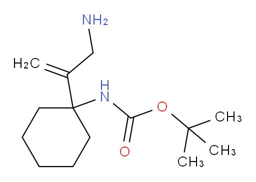 tert-butyl N-[1-(3-aminoprop-1-en-2-yl)cyclohexyl]carbamate