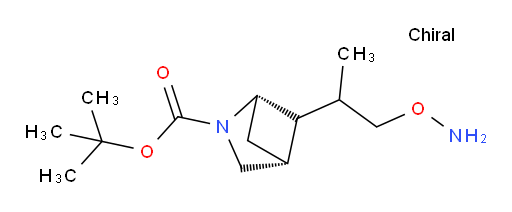 tert-butyl (1S,4R)-5-[1-(aminooxy)propan-2-yl]-2-azabicyclo[2.1.1]hexane-2-carboxylate