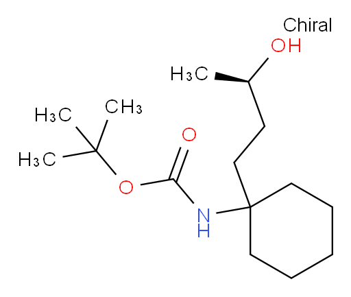 tert-butyl N-{1-[(3R)-3-hydroxybutyl]cyclohexyl}carbamate
