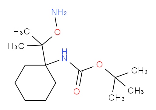 tert-butyl N-{1-[2-(aminooxy)propan-2-yl]cyclohexyl}carbamate